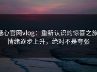 糖心官网vlog：重新认识的惊喜之旅，情绪逐步上升，绝对不是夸张