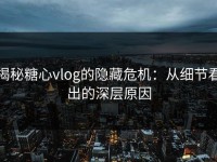 揭秘糖心vlog的隐藏危机：从细节看出的深层原因