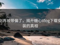 别再被带偏了，揭开糖心Vlog下载安装的真相