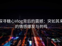 探寻糖心Vlog背后的震撼：突如其来的情感爆发与共鸣
