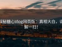 探秘糖心Vlog网页版：真相大白，误解一扫！