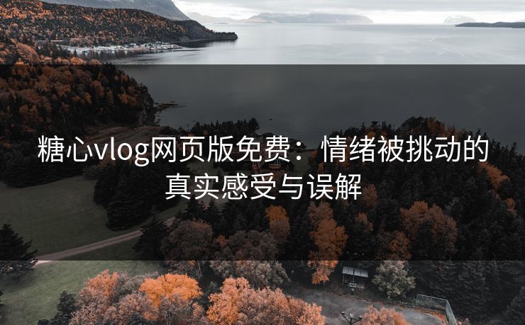 糖心vlog网页版免费:情绪被挑动的真实感受与误解 糖心vlog网页版免费:情绪被挑动的真实感受与误解