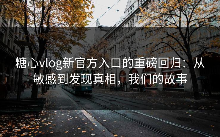 糖心vlog新官方入口的重磅回归：从敏感到发现真相，我们的故事