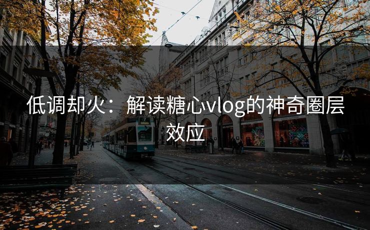 低调却火:解读糖心vlog的神奇圈层效应 低调却火:解读糖心vlog的神奇圈层效应